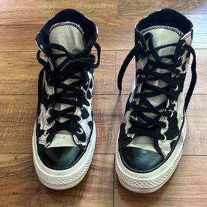 Custom Cow Print Converse